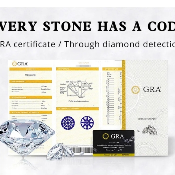 Cuban Moissanite Pendant Necklace - Picture 7 of 8